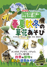 いつもの通り道がおもちゃ箱に！春夏秋冬の草花あそびの表紙